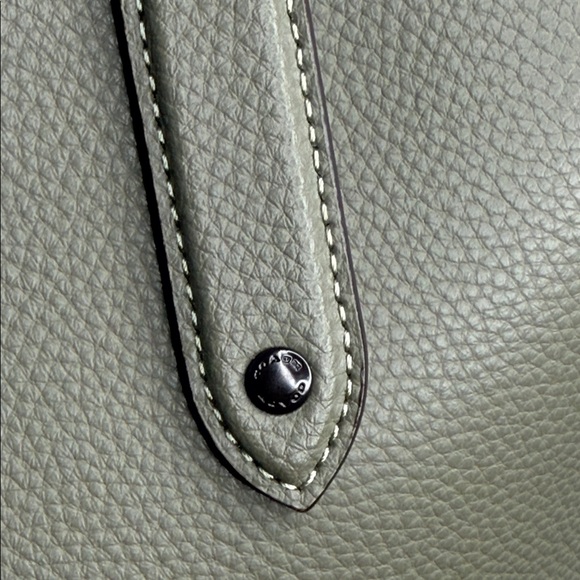 Coach central Sage Green Leather Tote - Picture 8 of 11